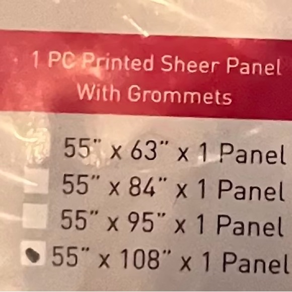 NEW IN PACKAGE!! 12 Curtain Sheer Panels.Teal & White SUPER CUTE - Picture 5 of 5